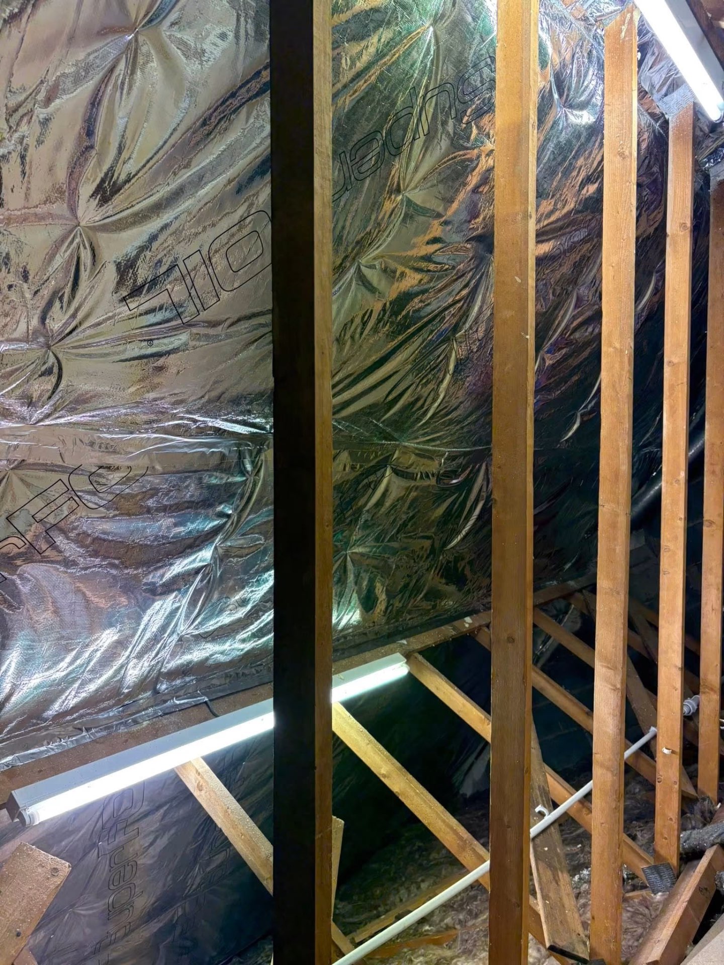 SuperQuilt fully installed to rafters