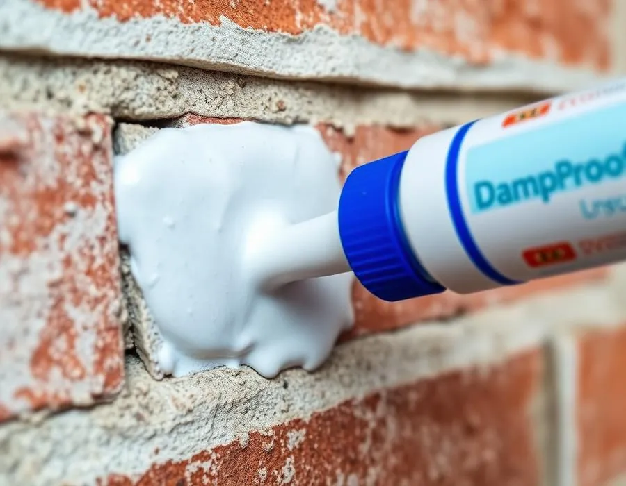 Damp patch on internal wall